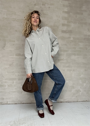 Edgar skjorte White/Aqua Skall Studio 